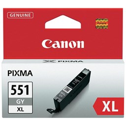 Zeige Details für Canon Tintenpatrone CLI-551GYXL grau, Füllmenge 11ml Bild von Canon Tintenpatrone CLI-551GYXL grau, Füllmenge 11ml