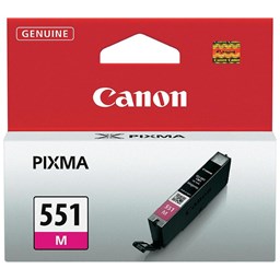 Zeige Details für Canon Tintenpatrone CLI-551M magenta, Füllmenge 7ml Bild von Canon Tintenpatrone CLI-551M magenta, Füllmenge 7ml