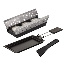 Zeige Details für Kuhn Rikon Raclette Set Mini Candle Light silber Bild von Kuhn Rikon Raclette Set Mini Candle Light silber