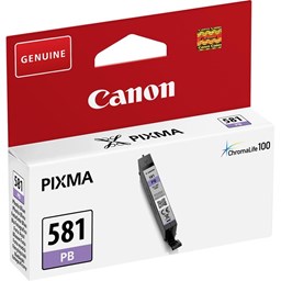 Zeige Details für Canon Tintenpatrone CLI-581PB, photo blau, Füllmenge 5.6ml Bild von Canon Tintenpatrone CLI-581PB, photo blau, Füllmenge 5.6ml