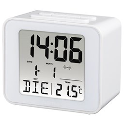 Zeige Details für Hama Funkwecker Cube, weiss Bild von Hama Funkwecker Cube, weiss