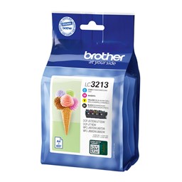 Zeige Details für Brother Tintenpatrone Multipack LC-3213V CMYBK Bild von Brother Tintenpatrone Multipack LC-3213V CMYBK