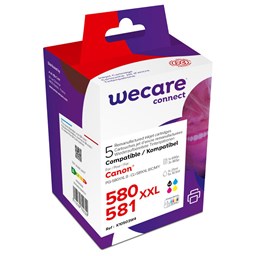 Zeige Details für WECARE Canon 580/581XXL  Multipack Bild von WECARE Canon 580/581XXL  Multipack