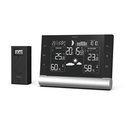 Zeige Details für Hama Wetterstation Black Line Plus Bild von Hama Wetterstation Black Line Plus