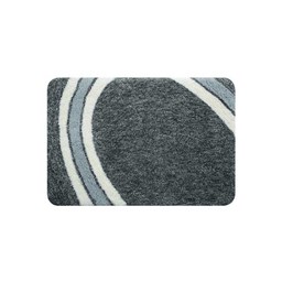 Zeige Details für Spirella Badteppich Curve Grau 55x65cm Bild von Spirella Badteppich Curve Grau 55x65cm