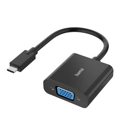 Zeige Details für Hama Video-Adapter, USB-C-Stecker - VGA-Buchse, FHD Bild von Hama Video-Adapter, USB-C-Stecker - VGA-Buchse, FHD