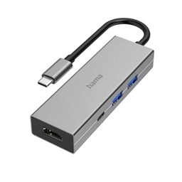 Zeige Details für Hama USB-C-Hub, 4 Ports, 2x USB-A, USB-C, HDMI Bild von Hama USB-C-Hub, 4 Ports, 2x USB-A, USB-C, HDMI