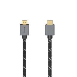 Zeige Details für Hama Ultra High Speed HDMI™-Kabel, 8K, alu, 2m Bild von Hama Ultra High Speed HDMI™-Kabel, 8K, alu, 2m