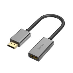 Zeige Details für Hama Video-Adapter, DisplayPort-HDMI, 4K@60Hz, Alu Bild von Hama Video-Adapter, DisplayPort-HDMI, 4K@60Hz, Alu