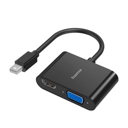 Zeige Details für Hama Video-Adapter, 2in1, Mini-DP-VGA+HDMI, 4K Bild von Hama Video-Adapter, 2in1, Mini-DP-VGA+HDMI, 4K