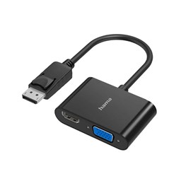 Zeige Details für Hama Video-Adapter, 2in1, DisplayPort-VGA+HDMI, 4K Bild von Hama Video-Adapter, 2in1, DisplayPort-VGA+HDMI, 4K