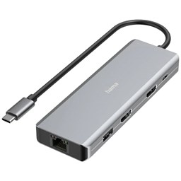 Zeige Details für Hama USB-C-Hub CONNECT2Media, 2x HDMI, LAN Bild von Hama USB-C-Hub CONNECT2Media, 2x HDMI, LAN