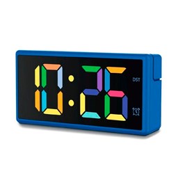 Zeige Details für Hama Digitaler Wecker Ibiza, Multicolor Display, blau Bild von Hama Digitaler Wecker Ibiza, Multicolor Display, blau