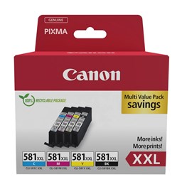 Zeige Details für Canon CLI-581XXL CMYBK Multipack Bild von Canon CLI-581XXL CMYBK Multipack