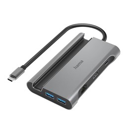 Zeige Details für Hama USB-C-Hub, Multiport V2, LAN, HDMI, 7 Ports Bild von Hama USB-C-Hub, Multiport V2, LAN, HDMI, 7 Ports