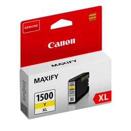 Zeige Details für Canon Tintenpatrone PGI-1500Y XL yellow, 12 ml Bild von Canon Tintenpatrone PGI-1500Y XL yellow, 12 ml