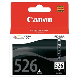 Zeige Details für Canon Tintenpatrone CLI-526BK schwarz, Füllmenge 9ml Bild von Canon Tintenpatrone CLI-526BK schwarz, Füllmenge 9ml