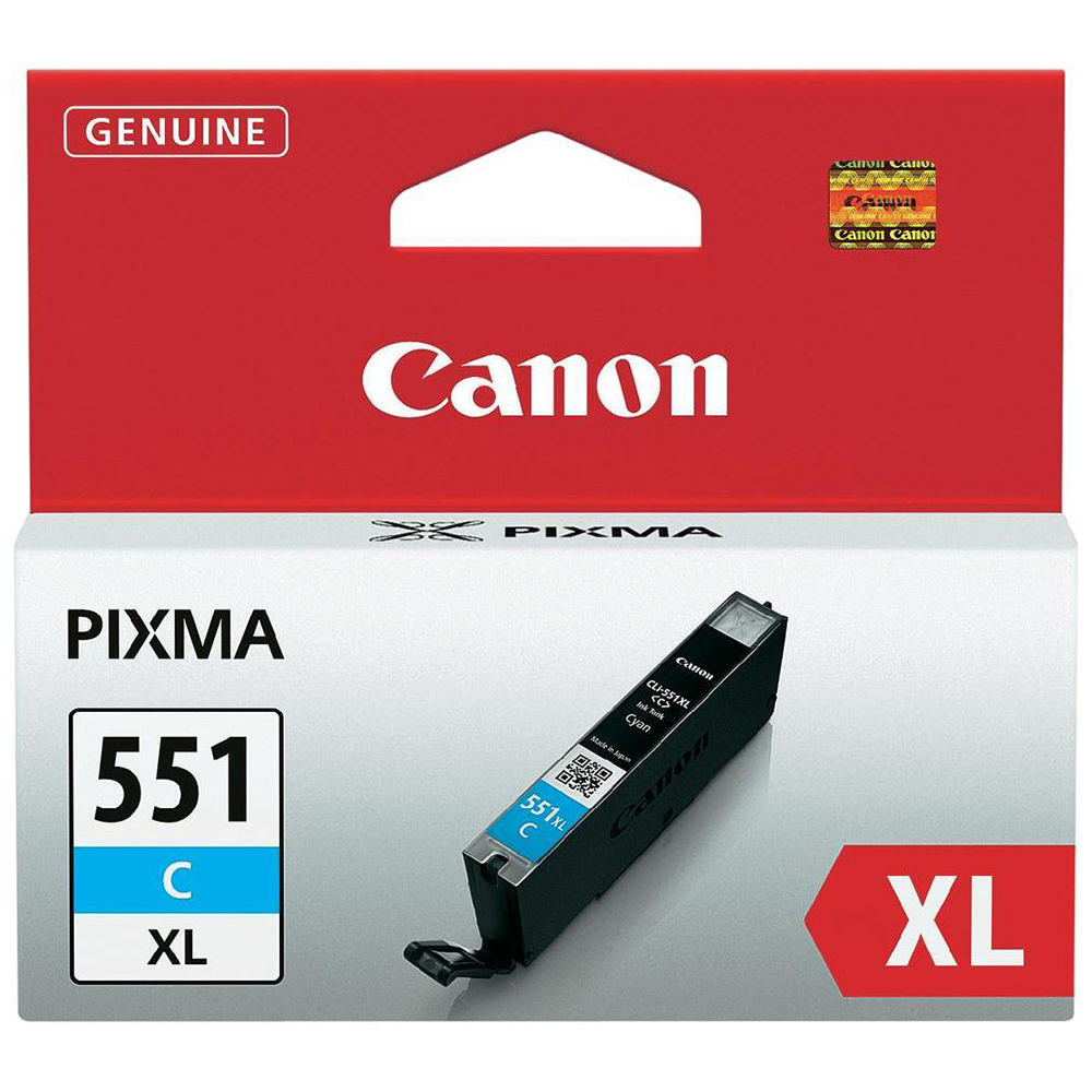 Bild von Canon Tintenpatrone CLI-551XL cyan, Füllmenge 11ml