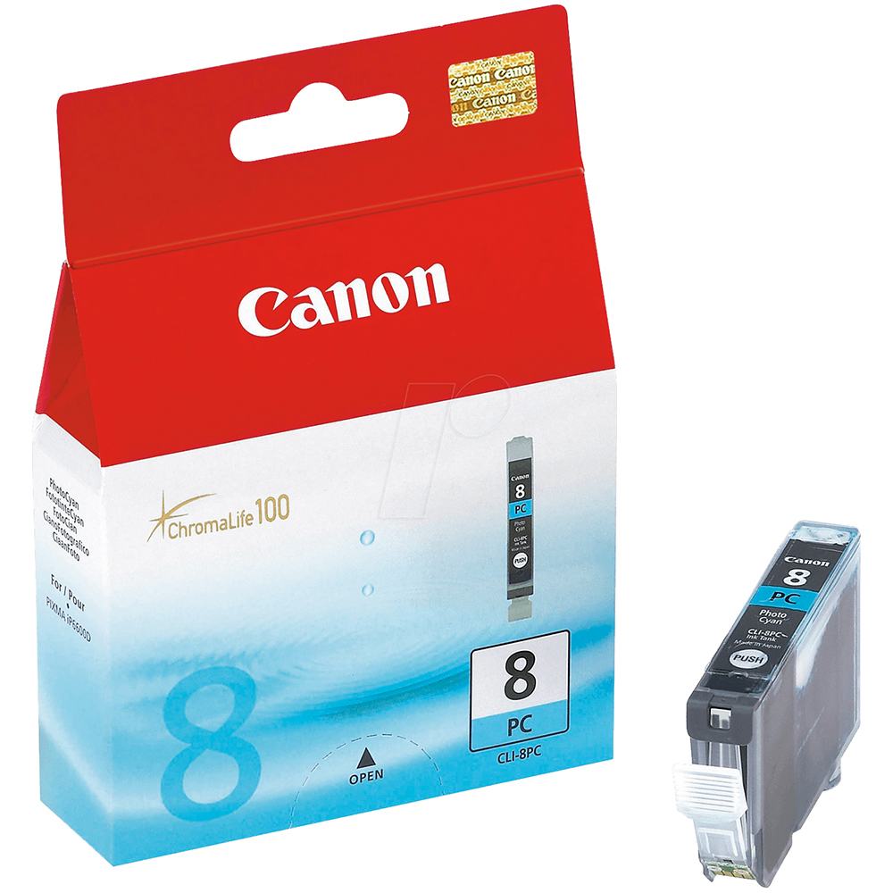 Bild von Canon Tintenpatrone CLI-8PC photo-cyan, Füllmenge 13ml