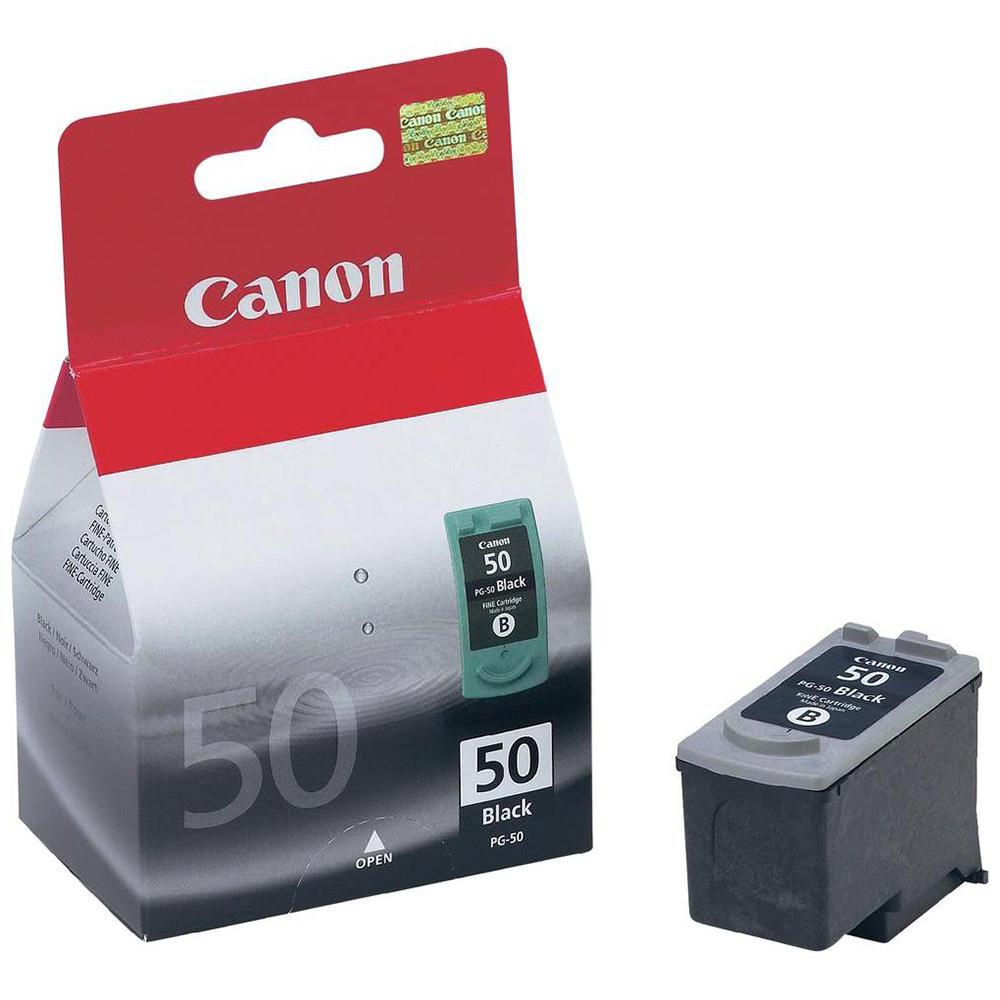 Bild von Canon Tintenpatrone PG-50 schwarz, Füllmenge 22ml