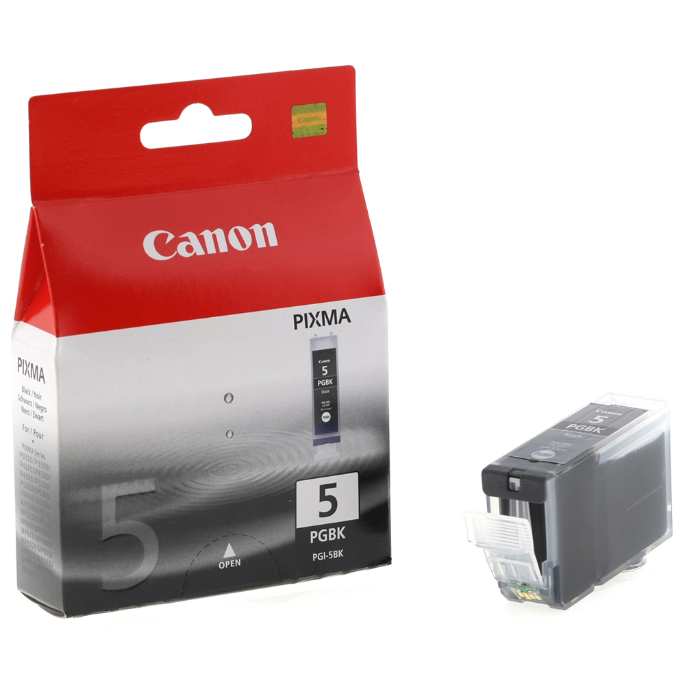 Bild von Canon Tintenpatrone PGI-5BK schwarz, 800 Seiten