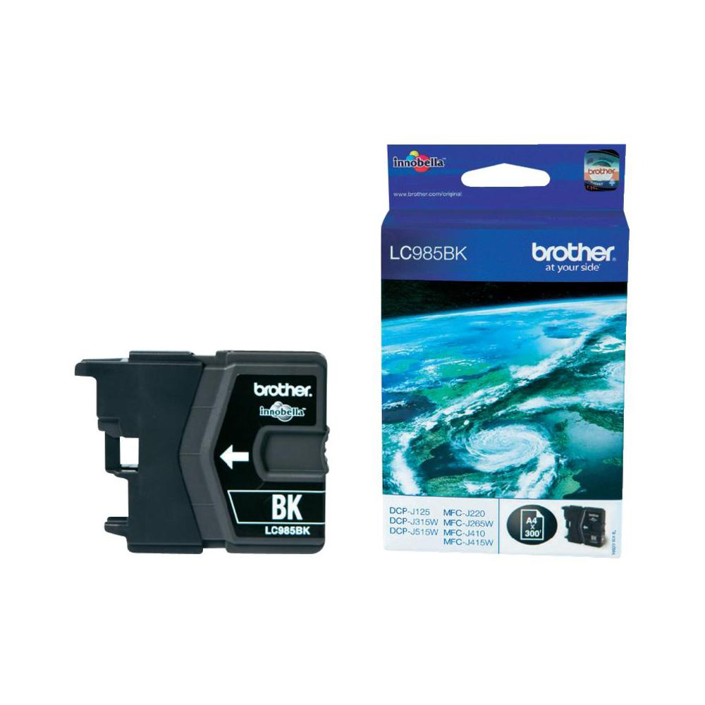 Picture of Brother Tintenpatrone LC-985BK schwarz, 300 Seiten