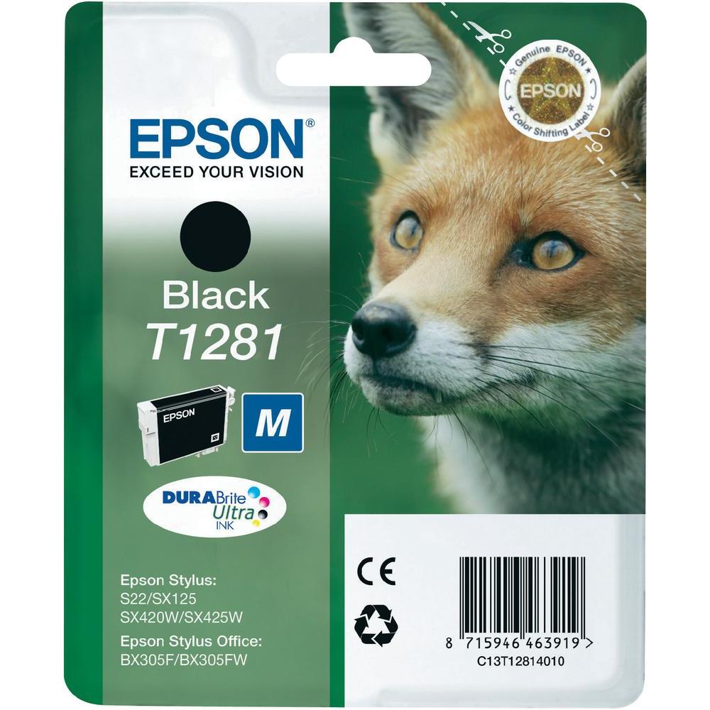 Bild von Epson Tintenpatrone T128140 schwarz, Füllmenge 5.9ml