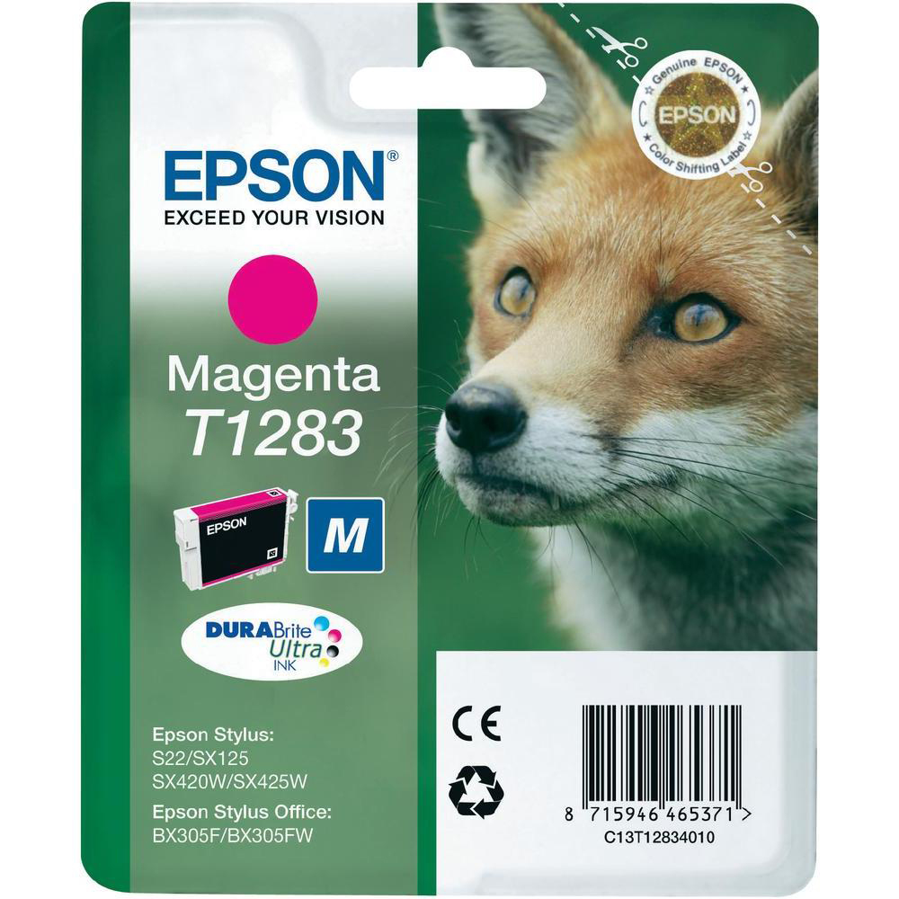 Bild von Epson Tintenpatrone T128340 magenta, Füllmenge 3.5ml