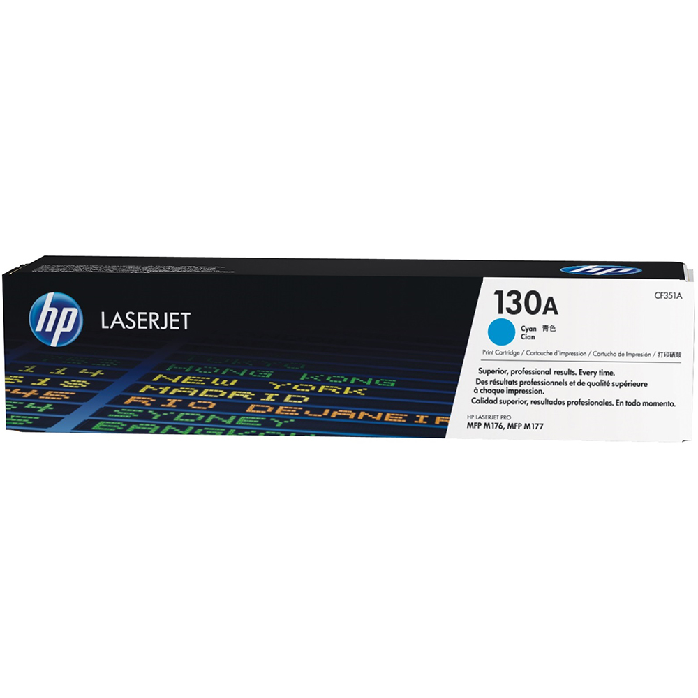 Bild von HP Toner 130A, CF351A, cyan, 1000 Seiten