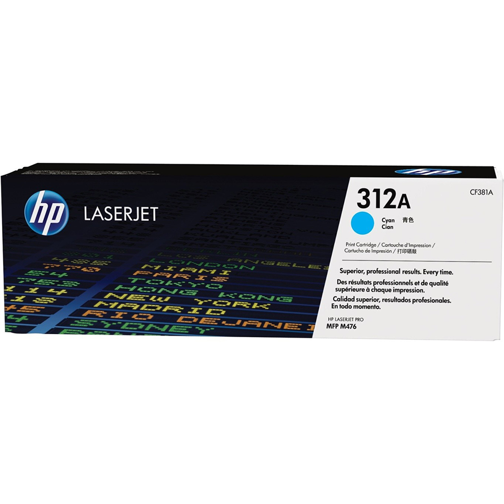 Picture of HP Toner 312A, CF381A, cyan, 2700 Seiten