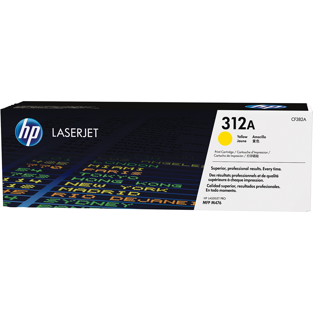 Bild von HP Toner 312A, CF382A, gelb, 2700 Seiten