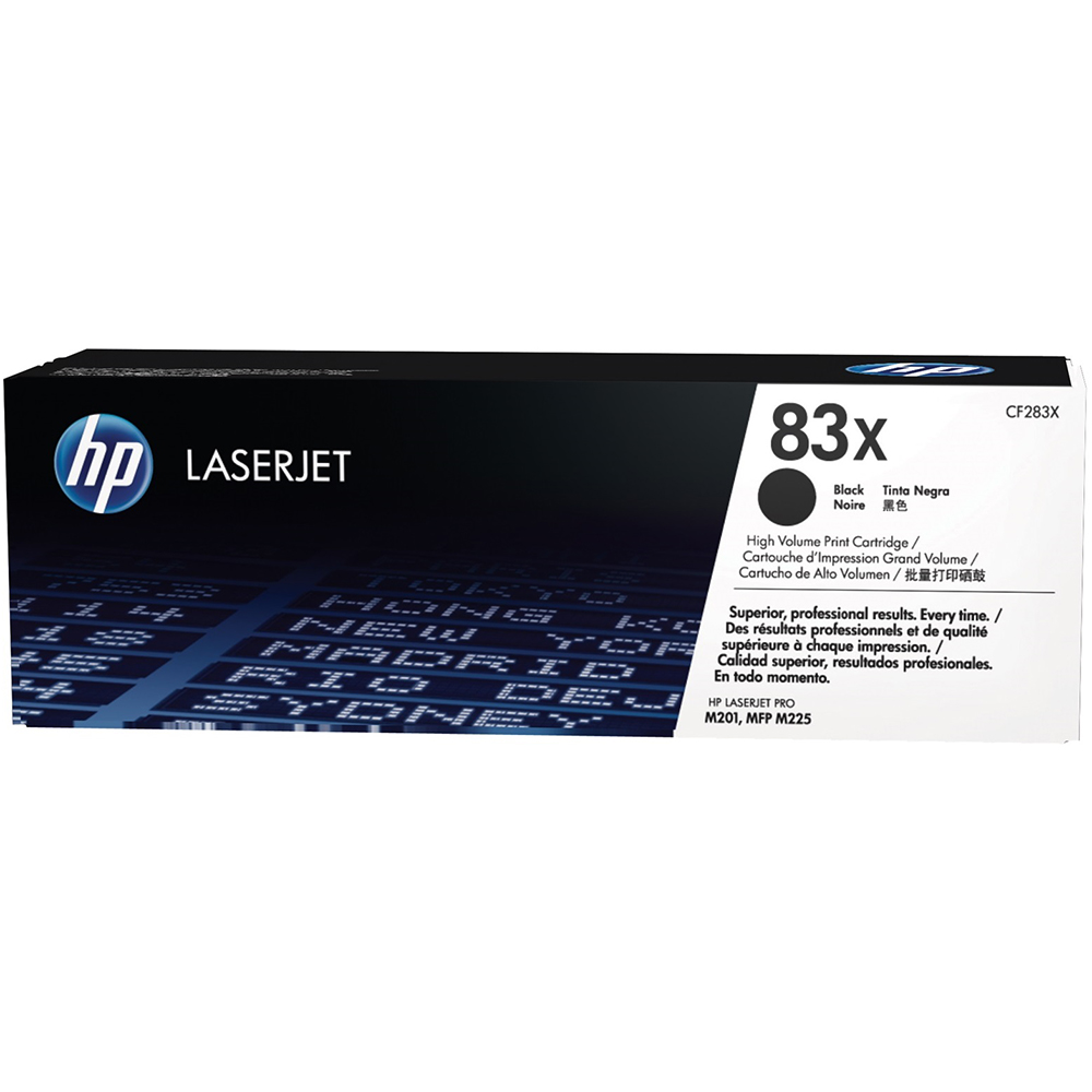 Picture of HP Toner 83X, CF283X, schwarz, 2200 Seiten