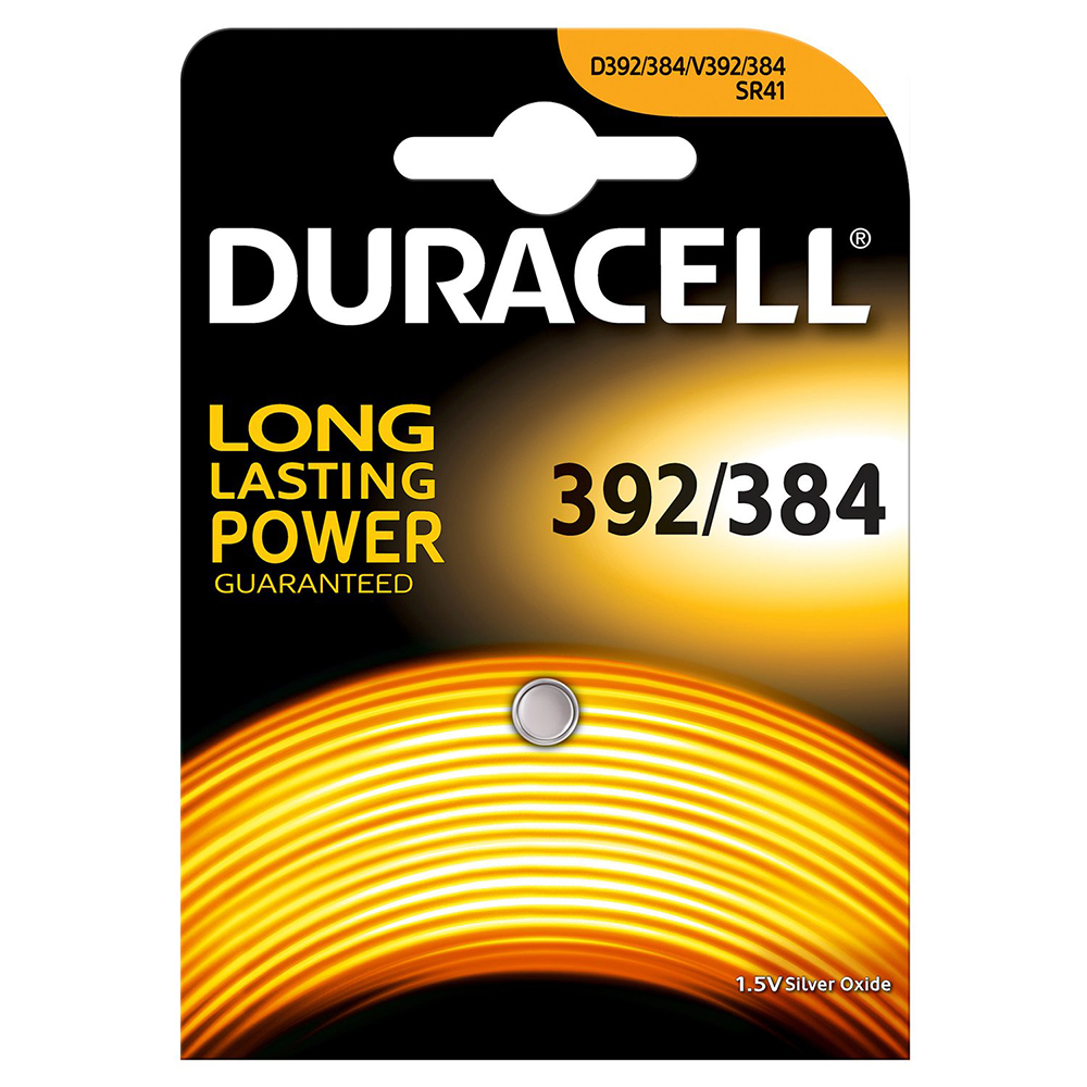 Bild von Duracell Knopfzellenbatterie 392/384