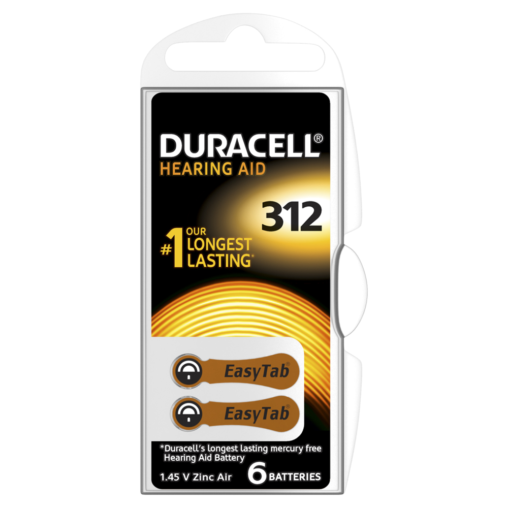 Bild von Duracell Hörgerätbatterien Hearing Aid 312