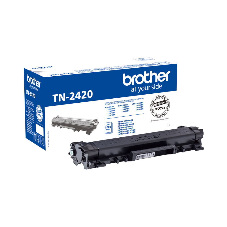 Bild von Brother TN-2420 HY, Schwarz, 3000 Seiten 