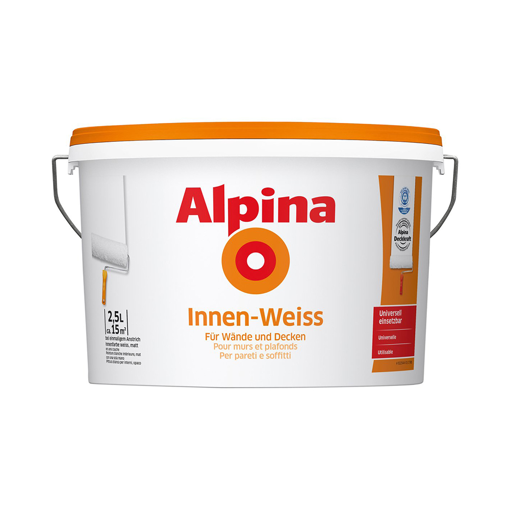 Bild von Alpina Innenweiss 2,5 Liter