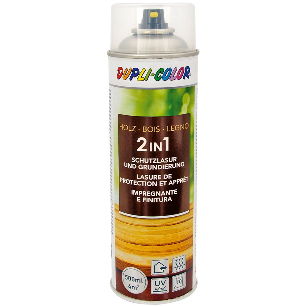 Bild von Dupli-Color Holzschutz-Lasurspray 2-in-1 Teak 500ml