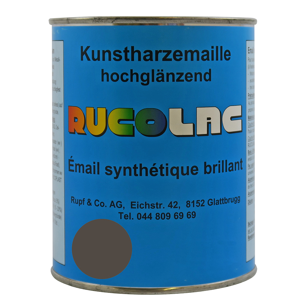 Picture of Ruco Rucolac Kunstharzemaille RAL7011 Eisengrau 750ml
