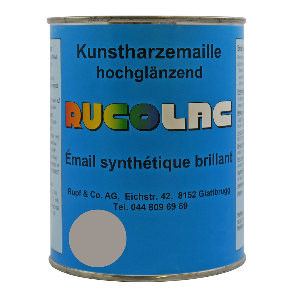 Bild von Ruco Rucolac Kunstharzemaille RAL7030 Steingrau 125ml