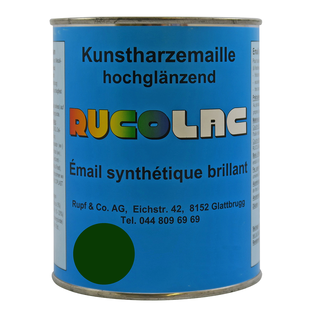 Bild von Ruco Rucolac Kunstharzemaille RAL6005 Moosgrün 375ml