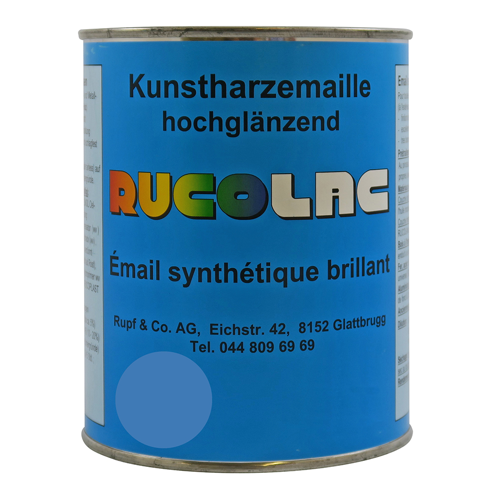 Bild von Ruco Rucolac Kunstharzemaille RAL5015 Himmelblau 375ml