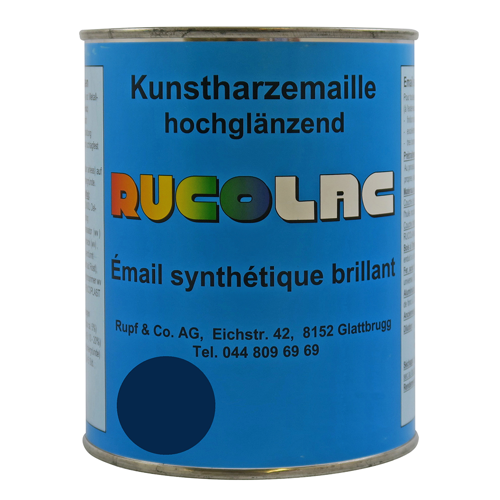 Bild von Ruco Rucolac Kunstharzemaille RAL5003 Saphirblau 125ml