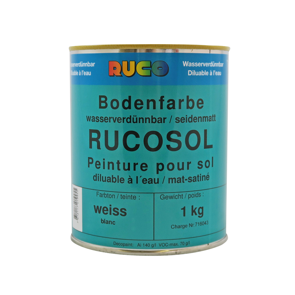 Picture of Ruco Rucosol Bodenfarbe Weiss 1kg