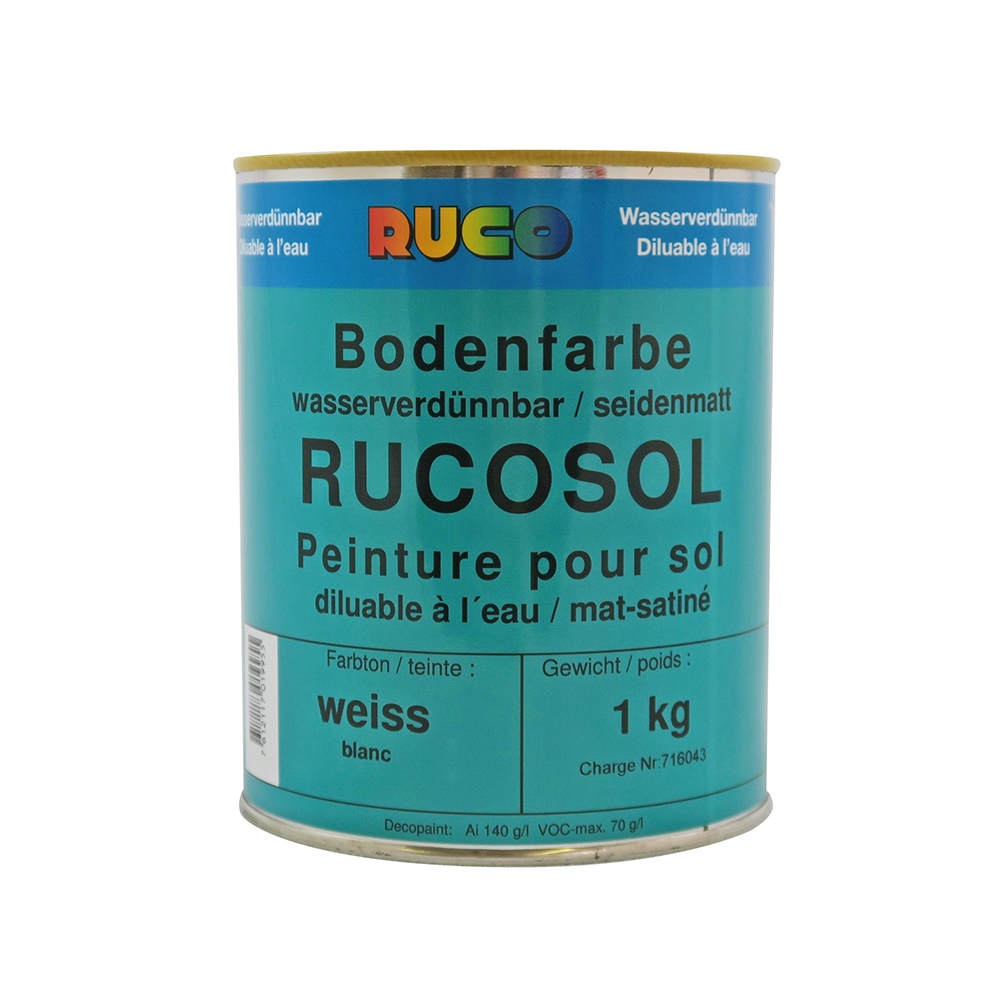 Bild von Ruco Rucosol Bodenfarbe Weiss 1kg