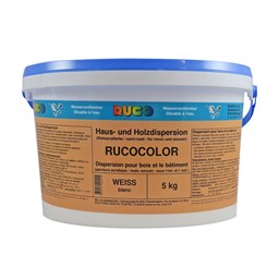 Bild von Ruco Rucocolor Haus- und Holzdispersion Weiss 5kg
