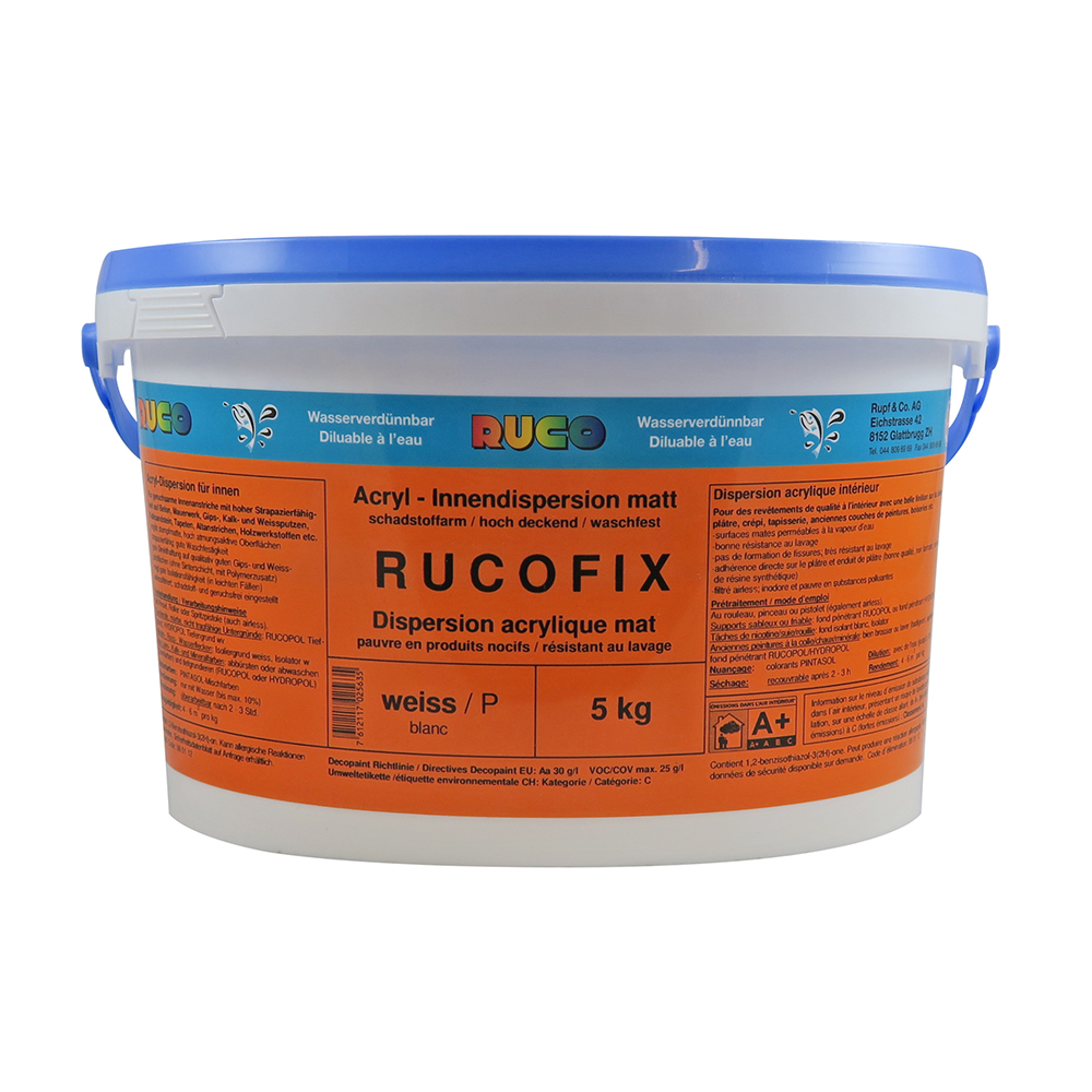 Bild von Ruco Rucofix Innendispersion Weiss 5kg