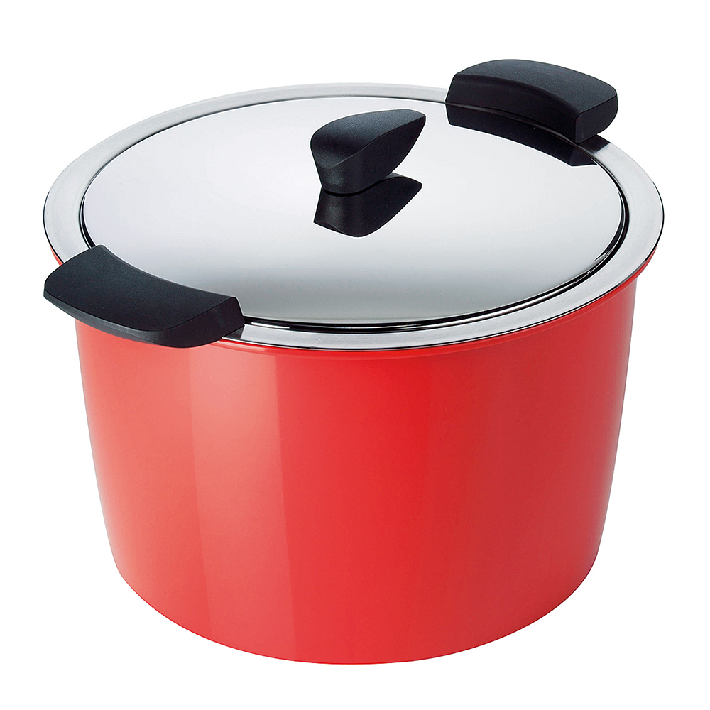 Bild von Kuhn Rikon Hotpan Servierkochtopf 5 L / 22 cm rot