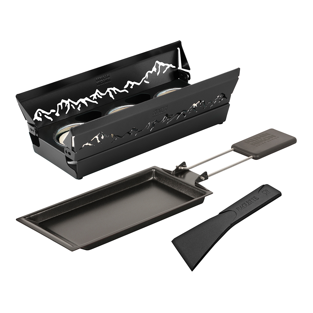 Bild von Kuhn Rikon Raclette Set Mini Candle Light Alpenglühen schwarz