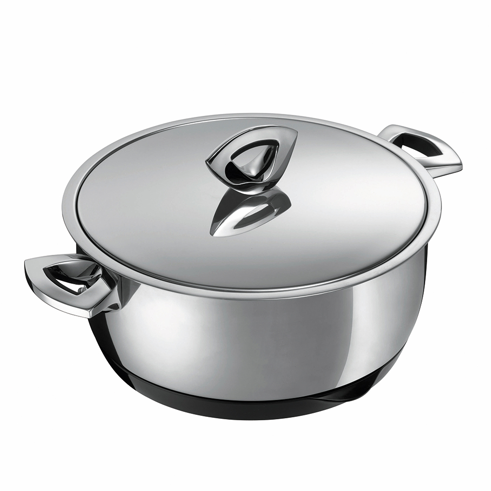 Bild von Kuhn Rikon Durotherm Chrom Servierkasserolle 2L/18cm