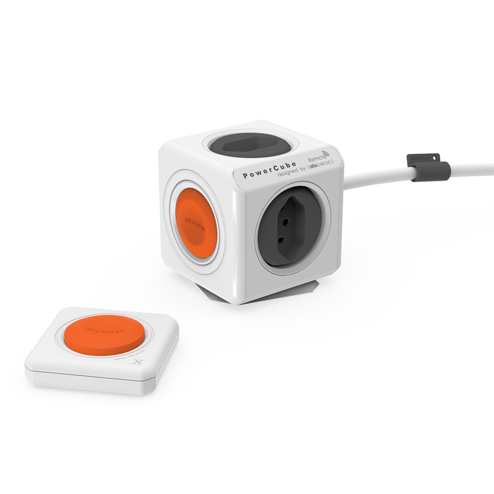 Bild von Schönenberger Steckdose allocacoc PowerCube Extended Remote weiss